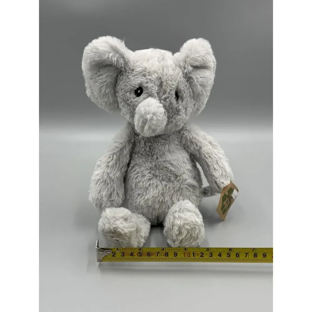 Gray Elephant Plush 11” Stuffed Animal Petting Zoo